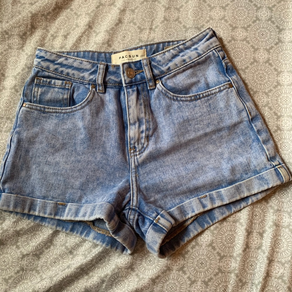 Denim shorts